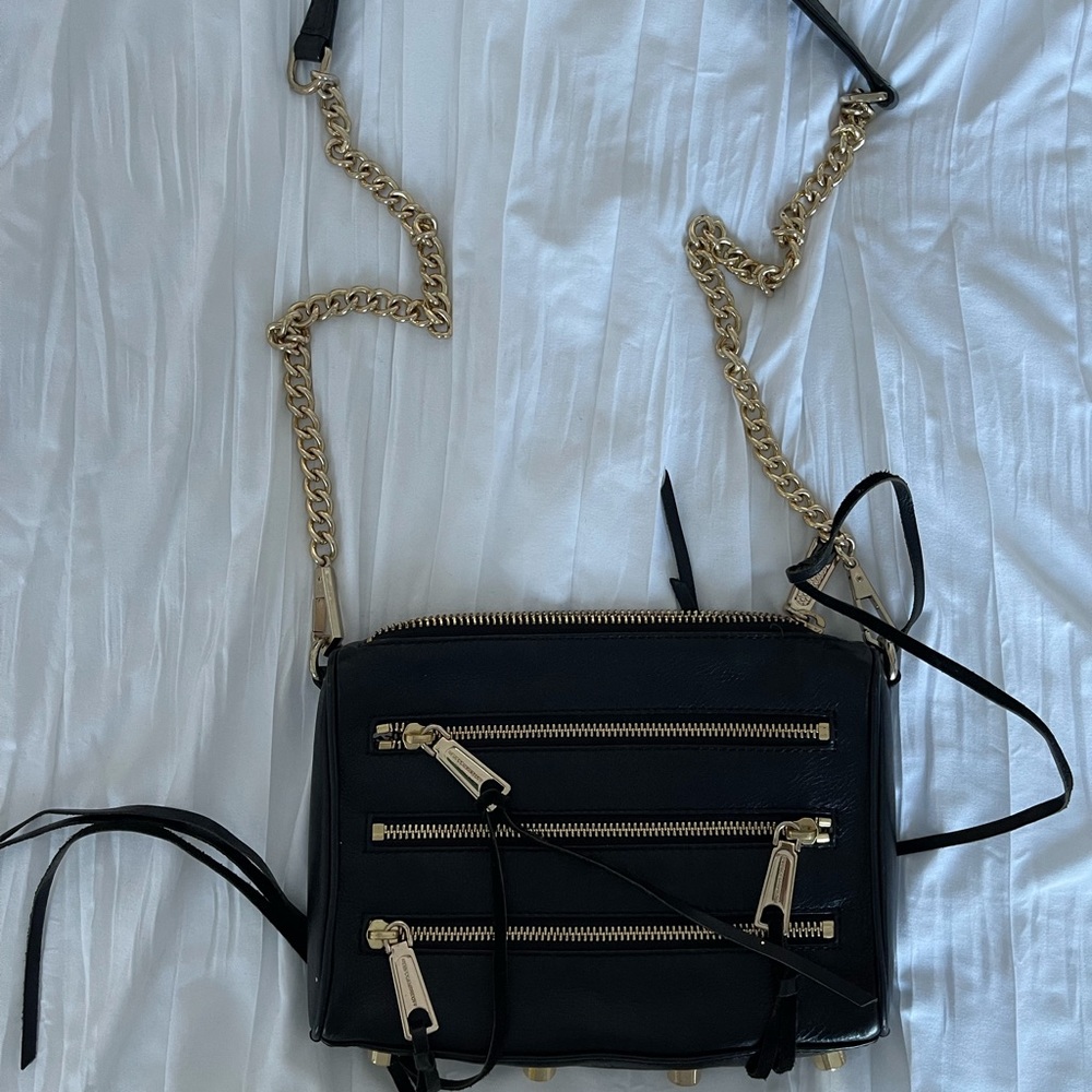 Rebecca Minkoff mini five zip cross body bag